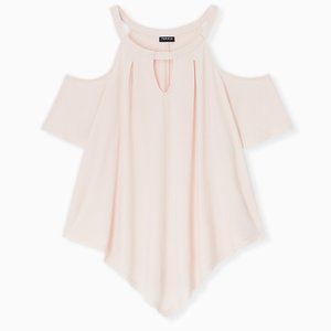 TORRID Cold Shoulder Blouse